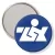 Przypinka lusterko ZSK logo