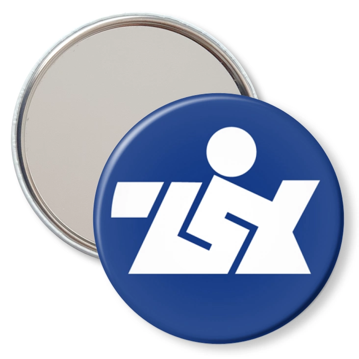przypinka lusterko ZSK logo