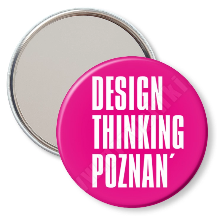 przypinka lusterko Design Thinking