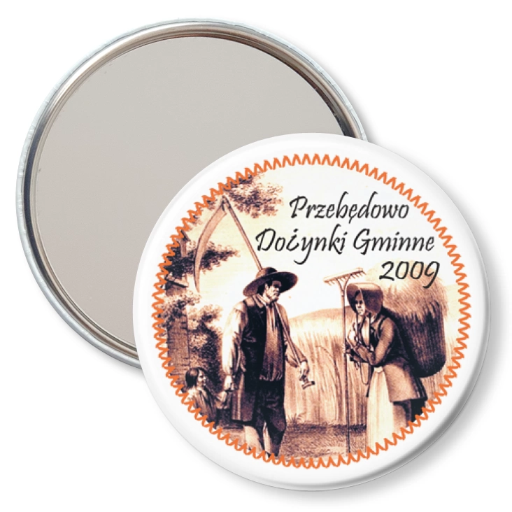 przypinka lusterko Dożynki Gminne Przebędowo
