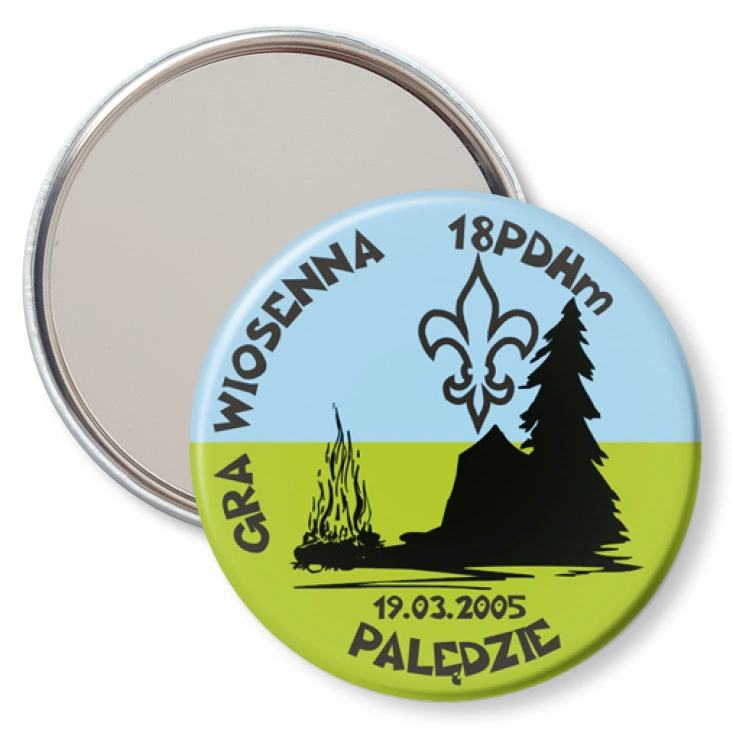 przypinka lusterko Gra Wiosenna