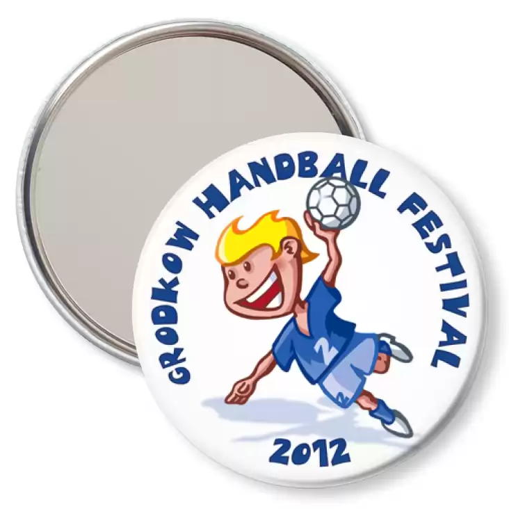 przypinka lusterko Handball Festiwal 2012