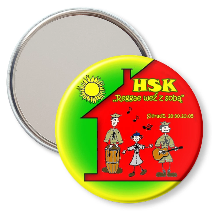 przypinka lusterko HSK Sieradz