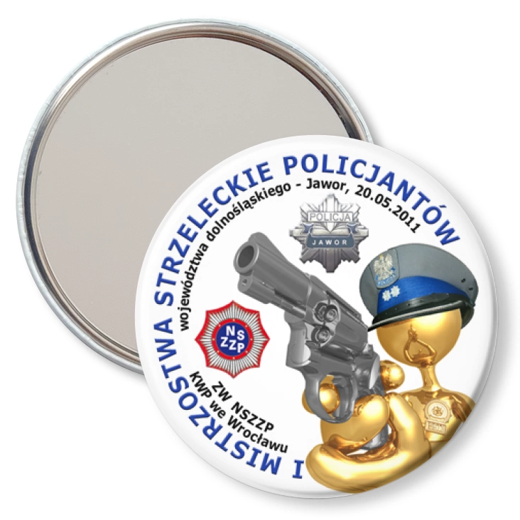 przypinka lusterko I Mistrzostwa Strzeleckie Policjantów
