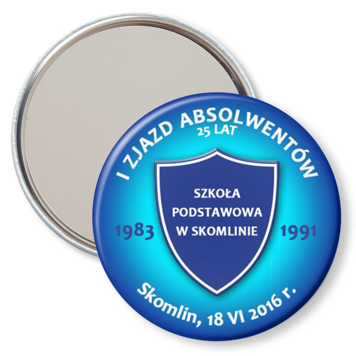 przypinka lusterko I Zjazd Absolwentów