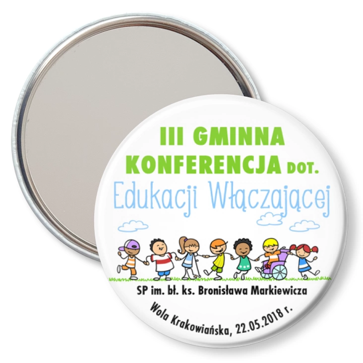 przypinka lusterko III Gminna Konferencja