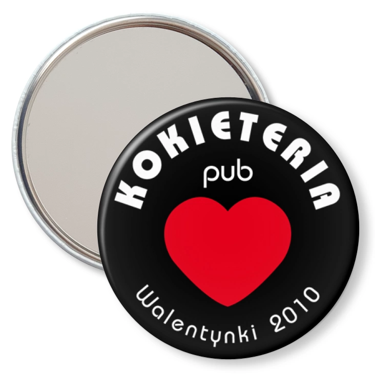przypinka lusterko Kokieteria Pub