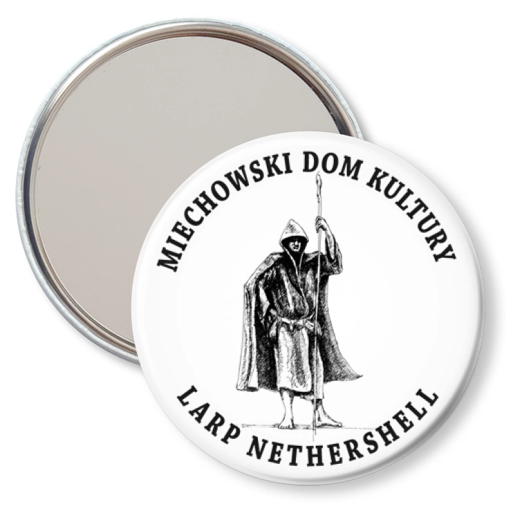 przypinka lusterko Larp Nethershell