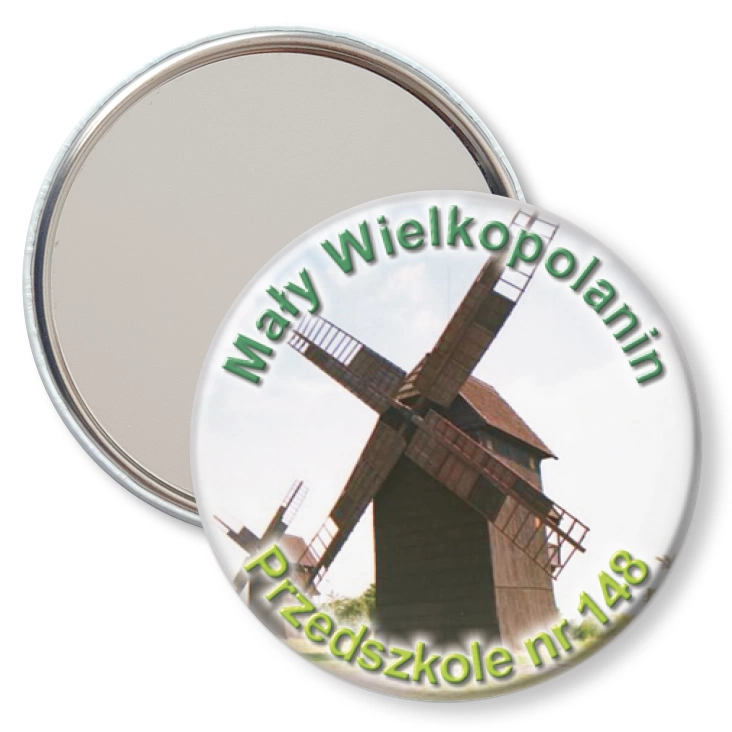 przypinka lusterko Mały Wielkopolanin - Przedszkole nr 148
