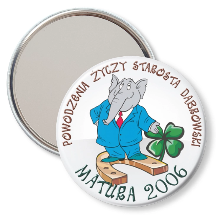 przypinka lusterko Matura 2006