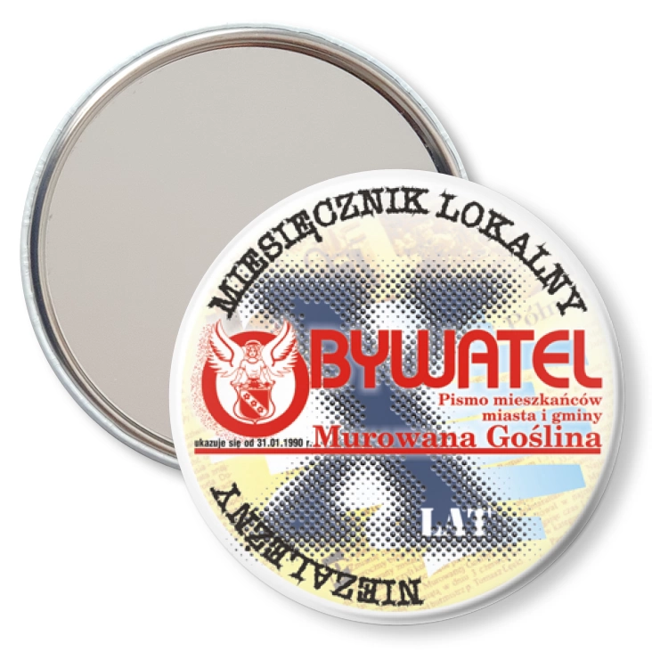 przypinka lusterko Obywatel - X lat