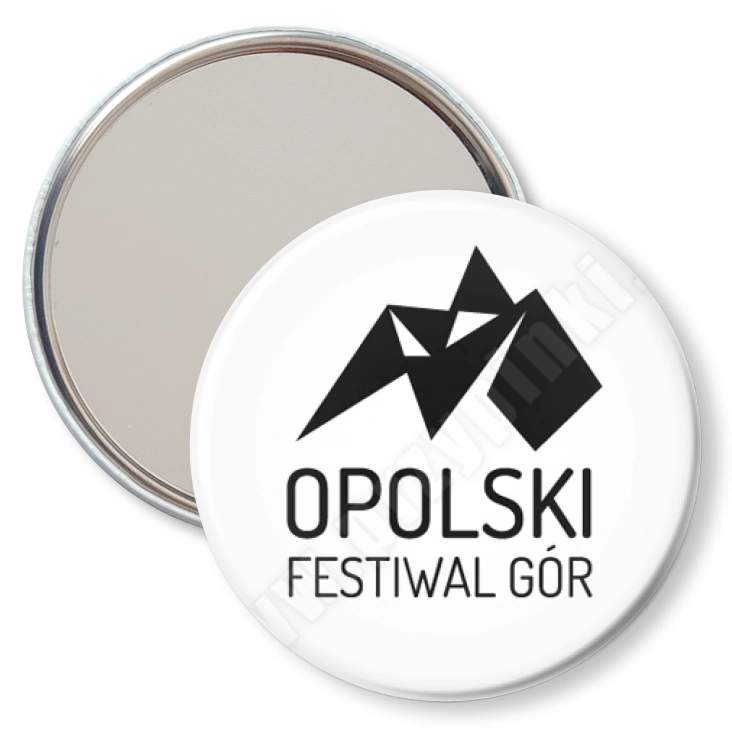 przypinka lusterko Opolski Festiwal Gór