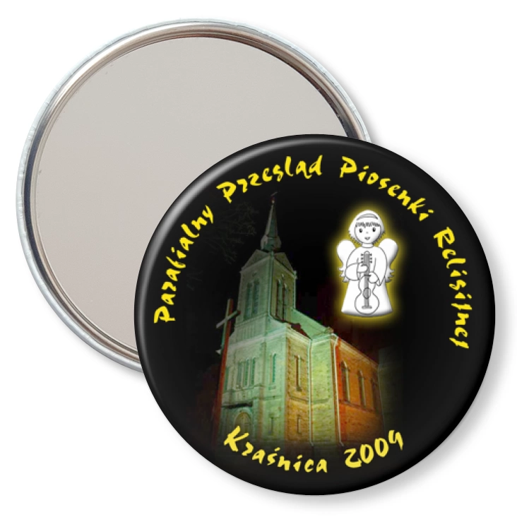 przypinka lusterko Parafialny Przegląd Piosenki Religijnej Kraśnica 2009