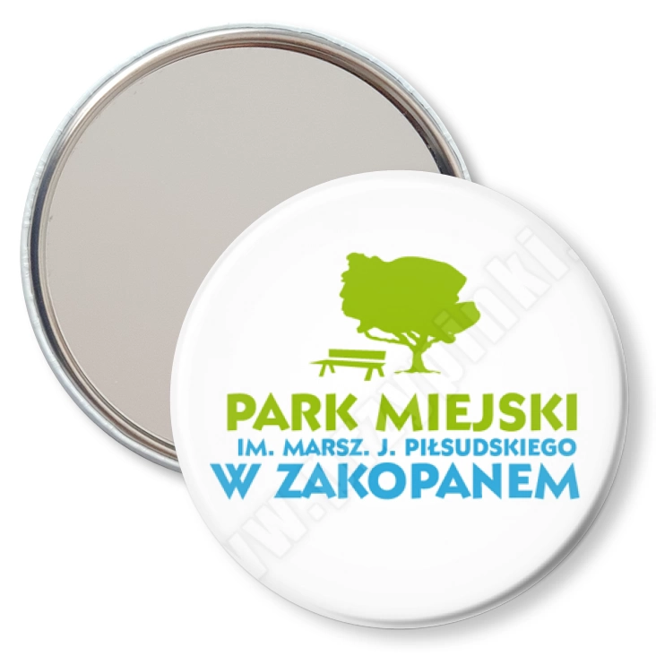 przypinka lusterko Park Miejski w Zakopanem