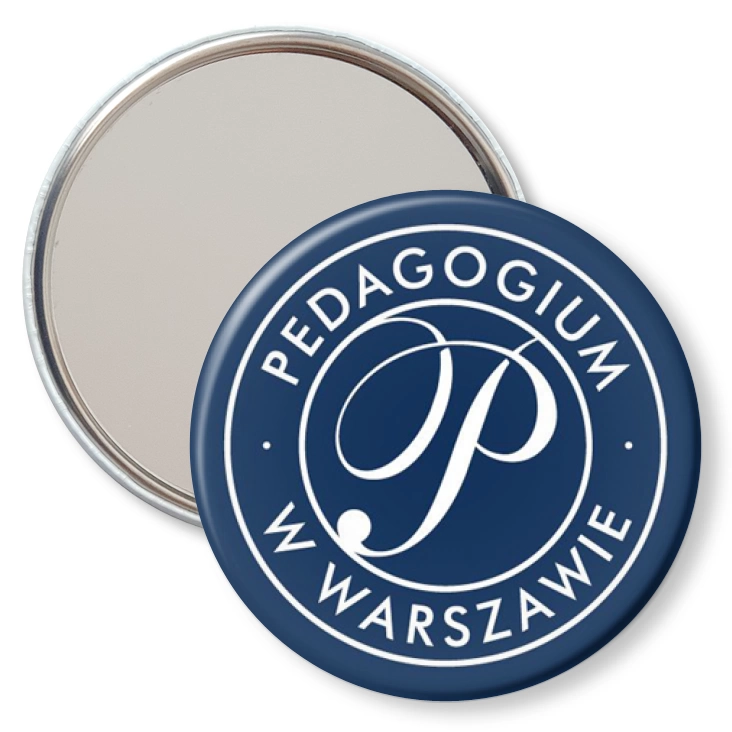 przypinka lusterko Pedagogium w Warszawie