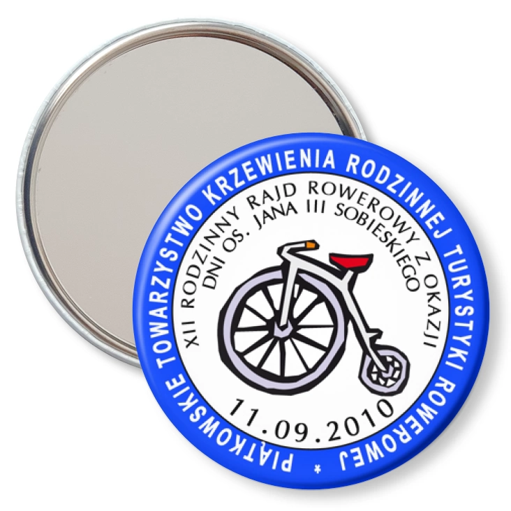 przypinka lusterko Piątkowo Rodzinny Rajd Rowerowy 2010