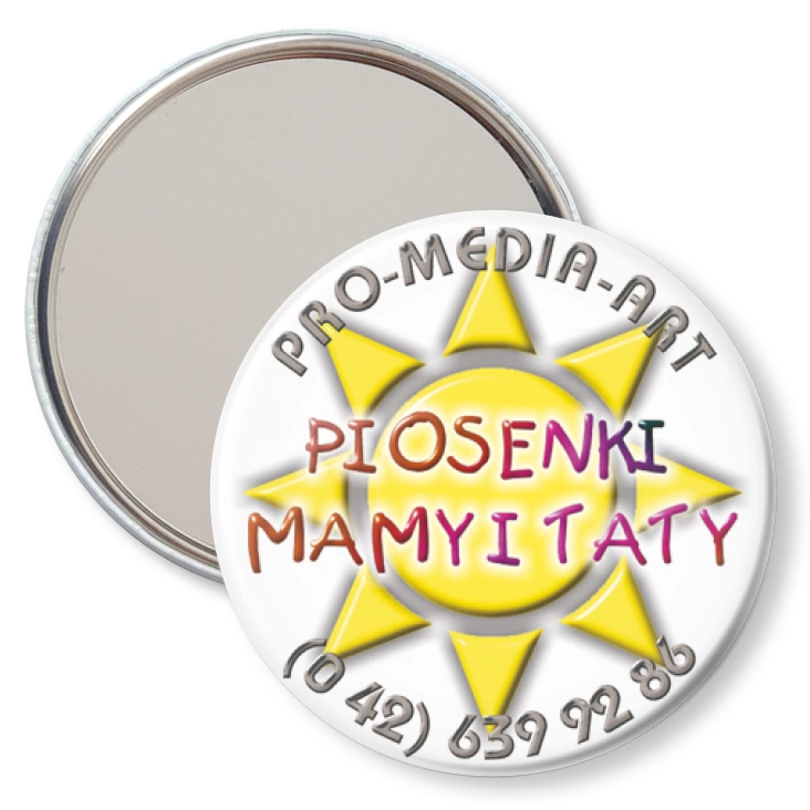 przypinka lusterko Piosenki Mamy i Taty