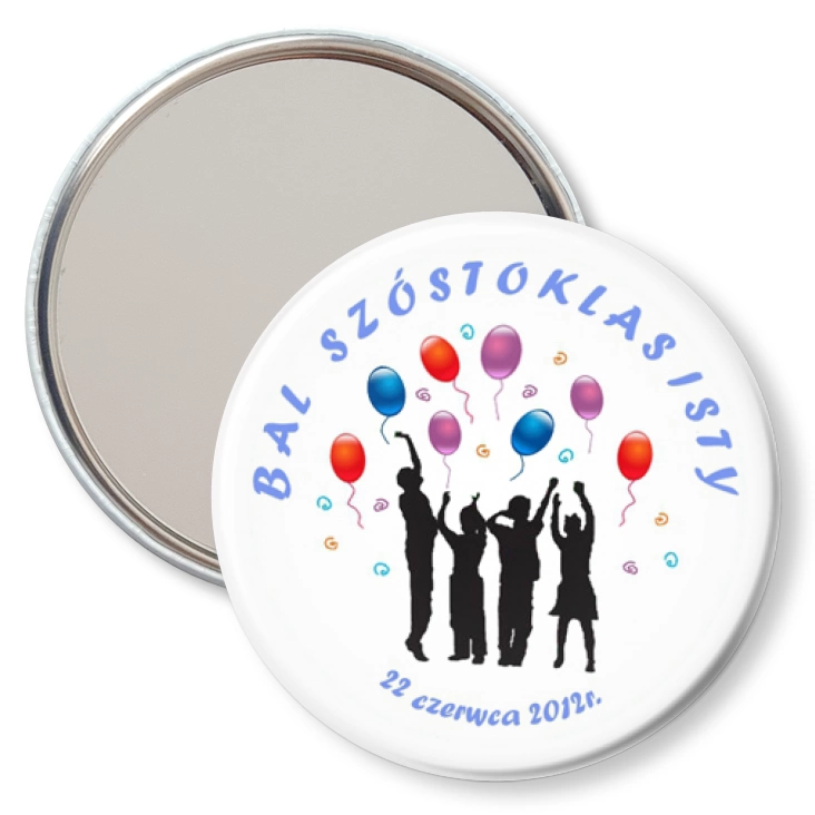 przypinka lusterko Bal szóstoklasisty