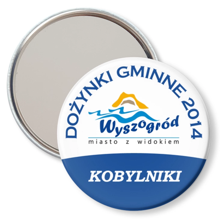 przypinka lusterko Dożynki Gminne - Kobylniki 2014