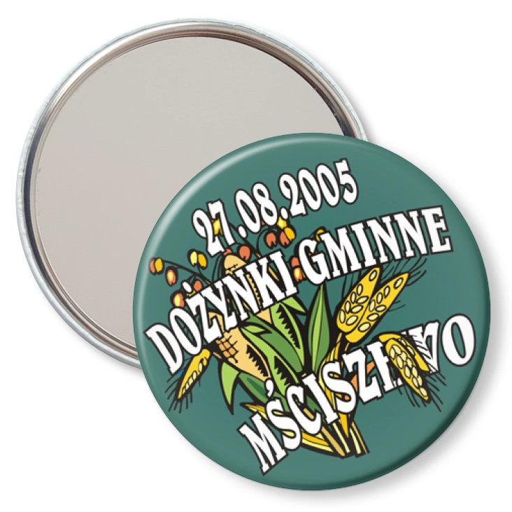 przypinka lusterko Dożynki Gminne w Mściszewie
