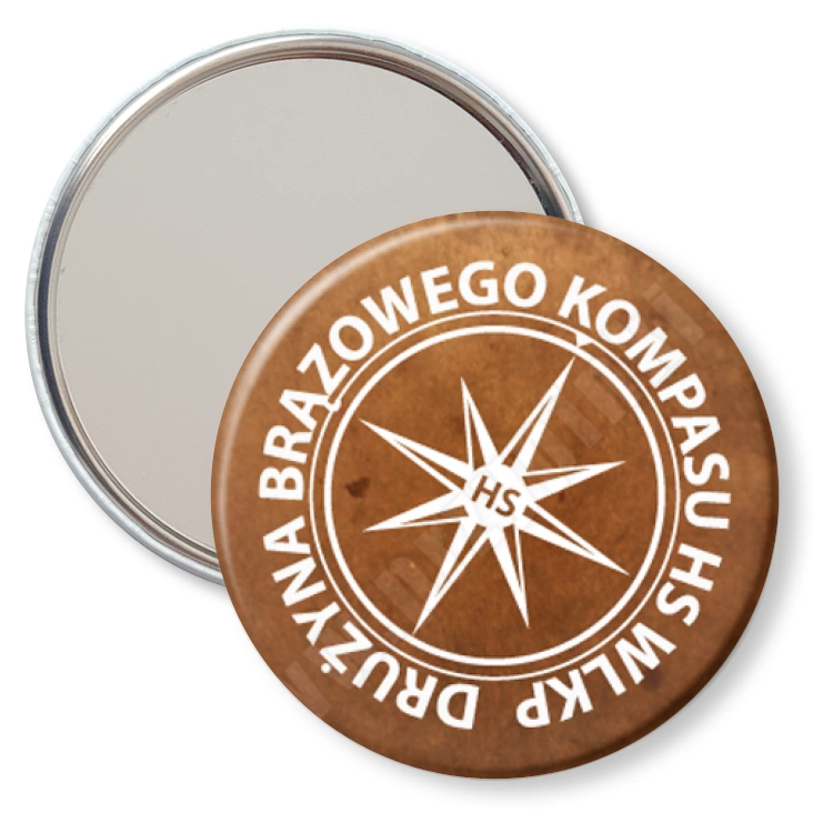 przypinka lusterko Drużyna Brązowego Kompasu