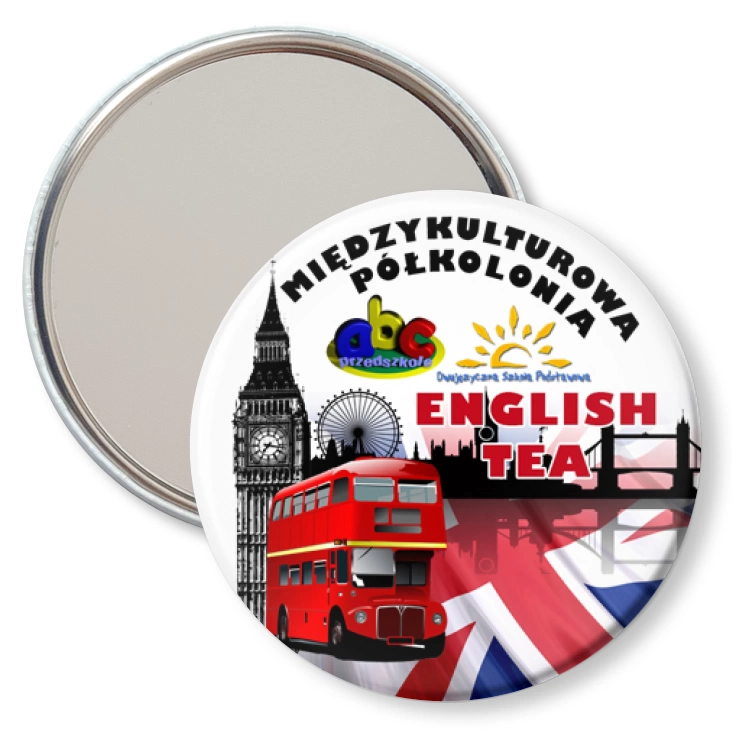 przypinka lusterko English Tea