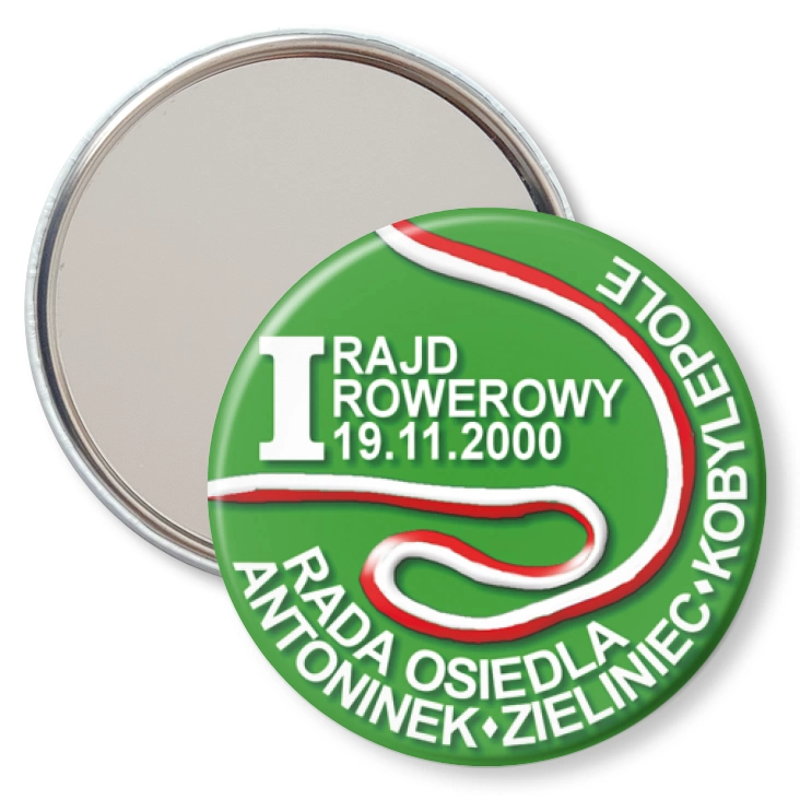 przypinka lusterko I Rajd Rowerowy