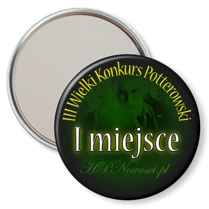 przypinka lusterko III Wielki Konkurs Potterowski