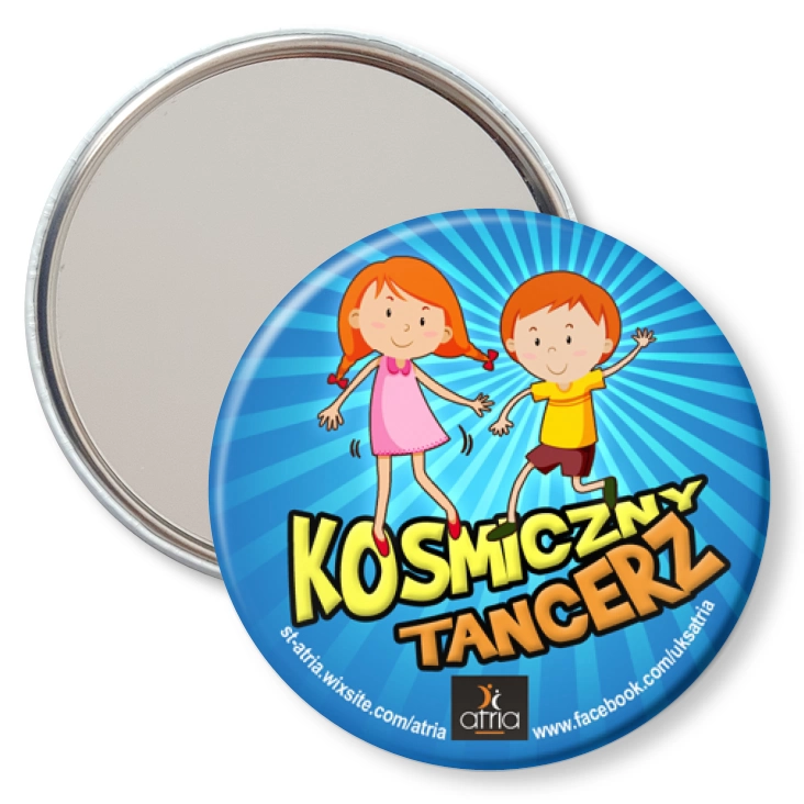 przypinka lusterko Kosmiczny Tancerz