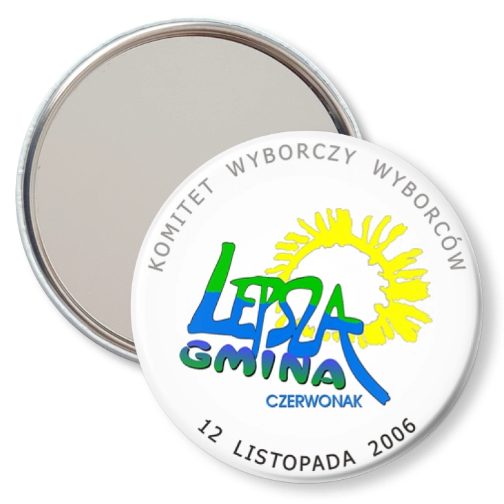 przypinka lusterko Lepsza Gmina Czerwonak 2006