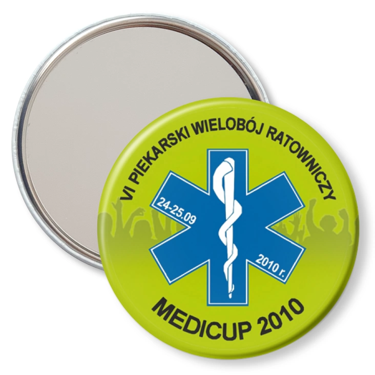przypinka lusterko Medicup 2010