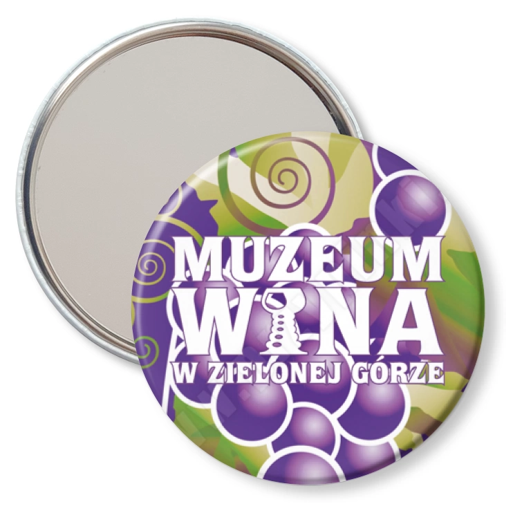 przypinka lusterko Muzeum Ziemi Lubuskiej 