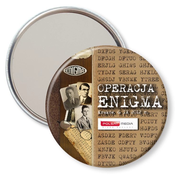 przypinka lusterko Operacja Enigma