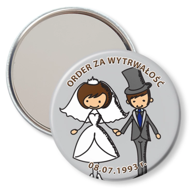 przypinka lusterko Order za wytrwałość