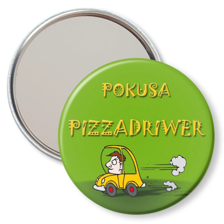 przypinka lusterko Pizzadriwer