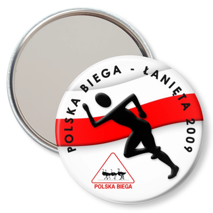 przypinka lusterko Polska Biega - Łanięta 2009