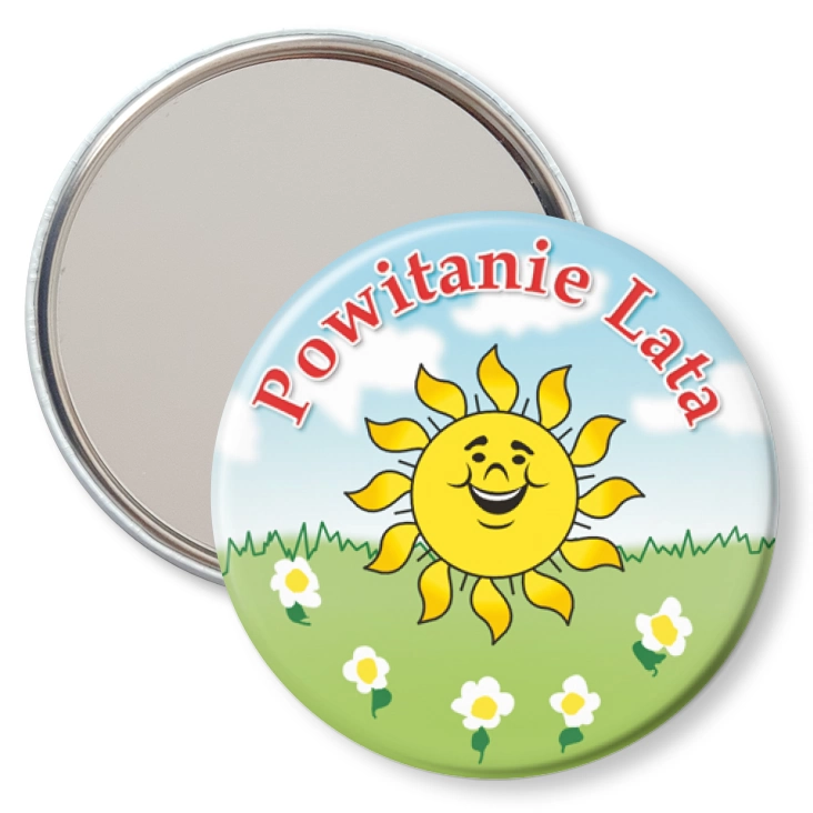 przypinka lusterko Powitanie Lata