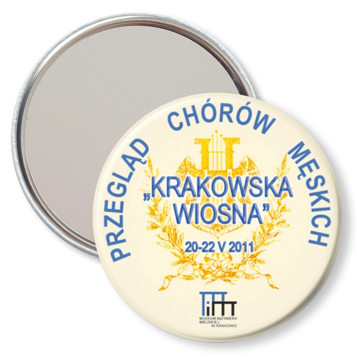 przypinka lusterko Przegląd Chórów Męskich