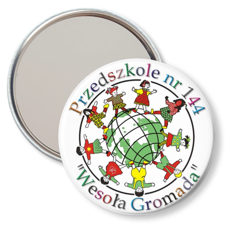 przypinka lusterko Pzredszkole nr 144