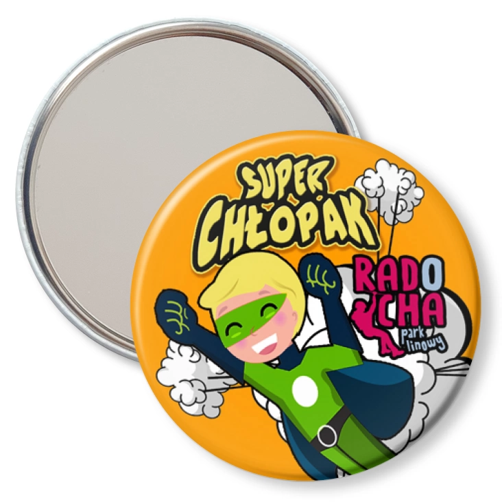 przypinka lusterko Radocha - Super Chłopak