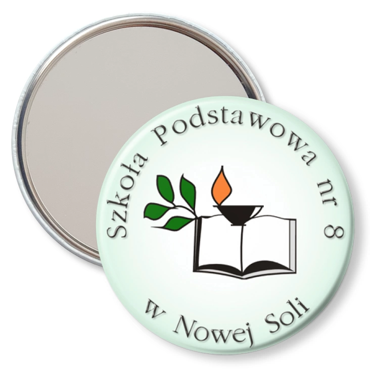 przypinka lusterko SP nr 3 w Nowej Soli