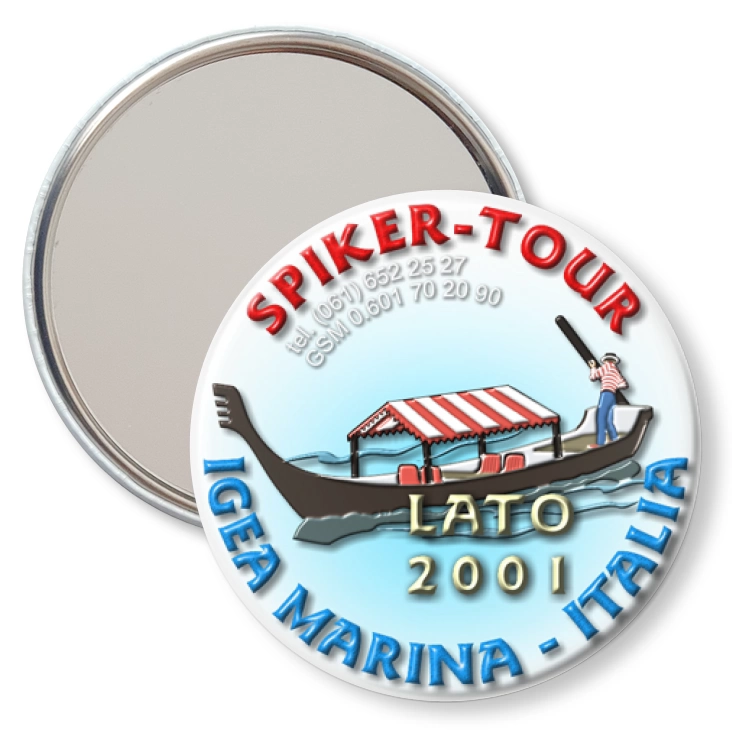 przypinka lusterko Spiker-Tour Igea Marina - Italia