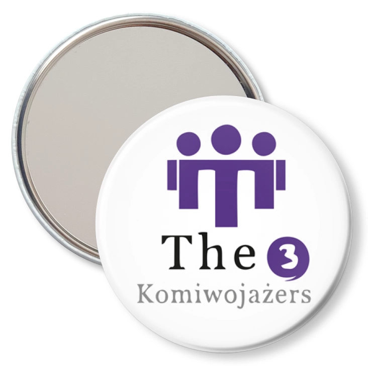przypinka lusterko The 3 Komiwojażers