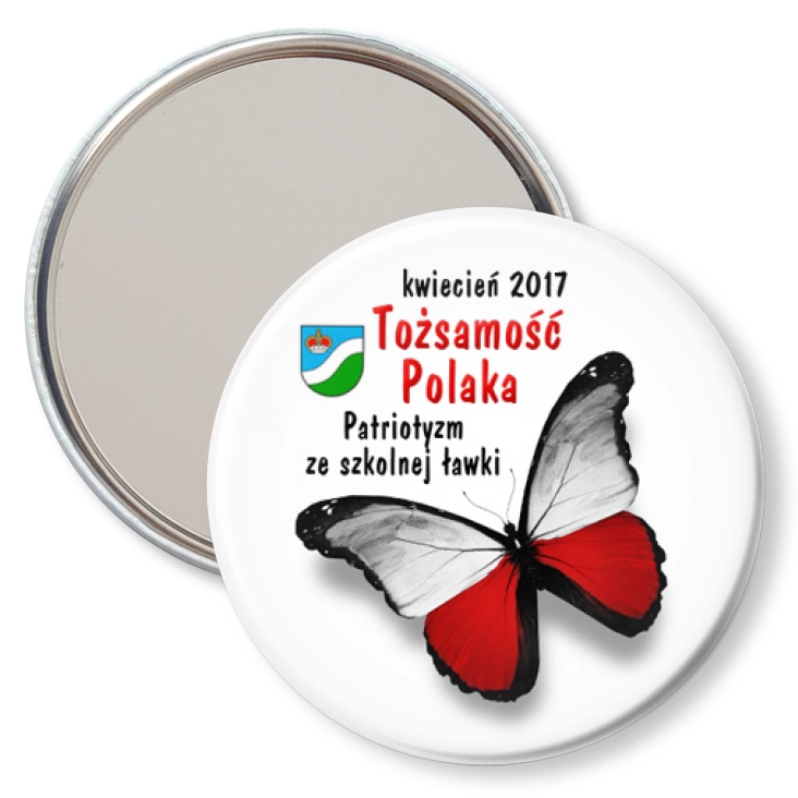 przypinka lusterko Tożsamość Polaka