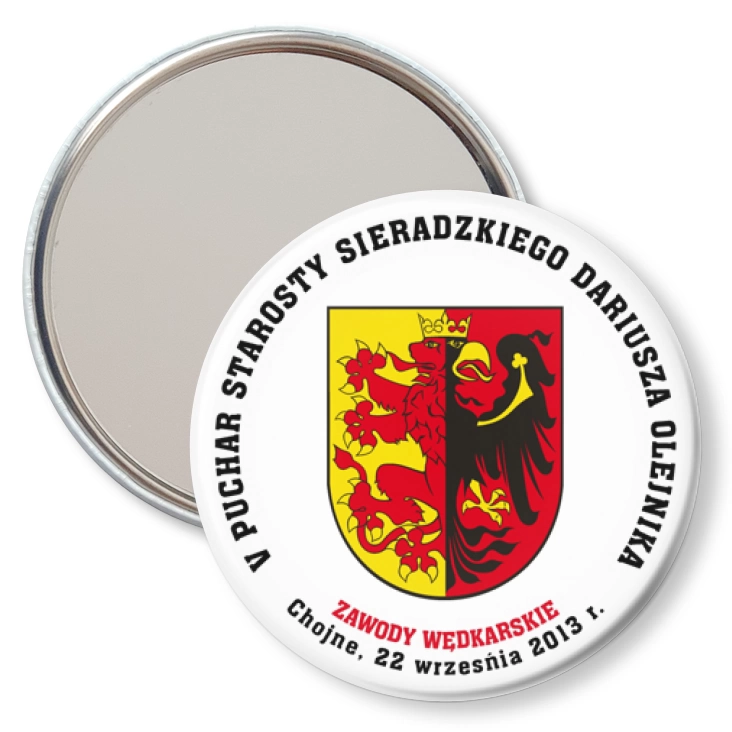 przypinka lusterko V Puchar Starosty Sieradzkiego