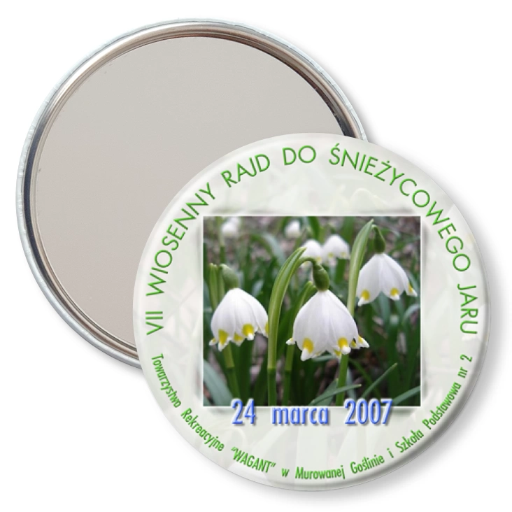 przypinka lusterko VII Wiosenny Rajd Do Śnieżycowego Jaru