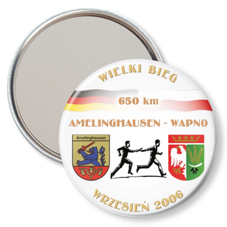 przypinka lusterko Wielki Bieg AMELINGHAUSEN - WAPNO