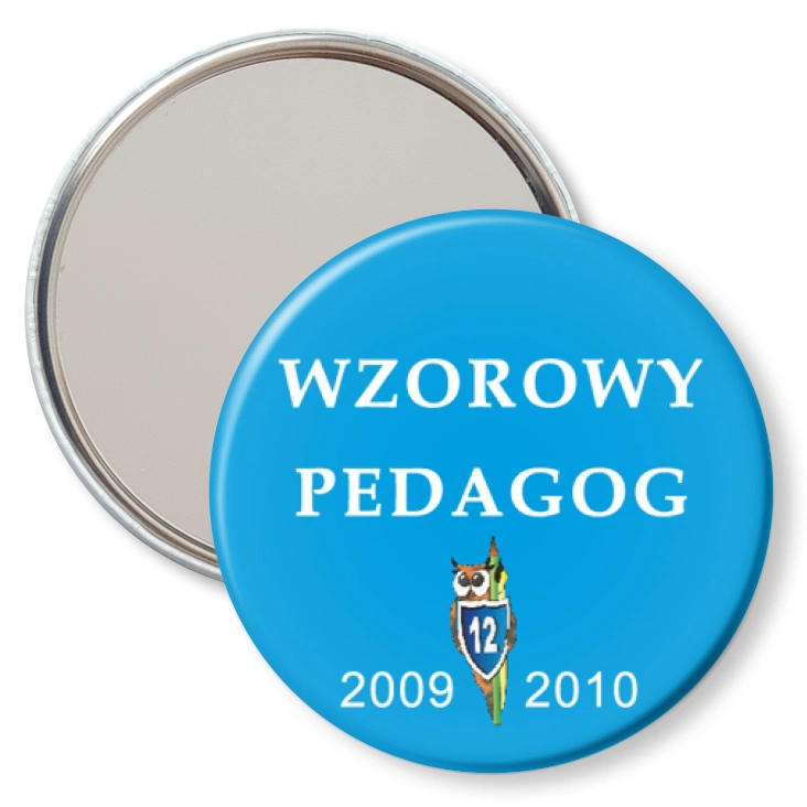 przypinka lusterko Wzorowy Pedagog