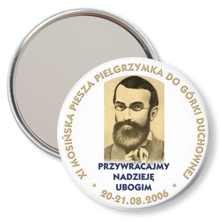 przypinka lusterko XI Mosińska Pielgrzymka do Górki Duchownej