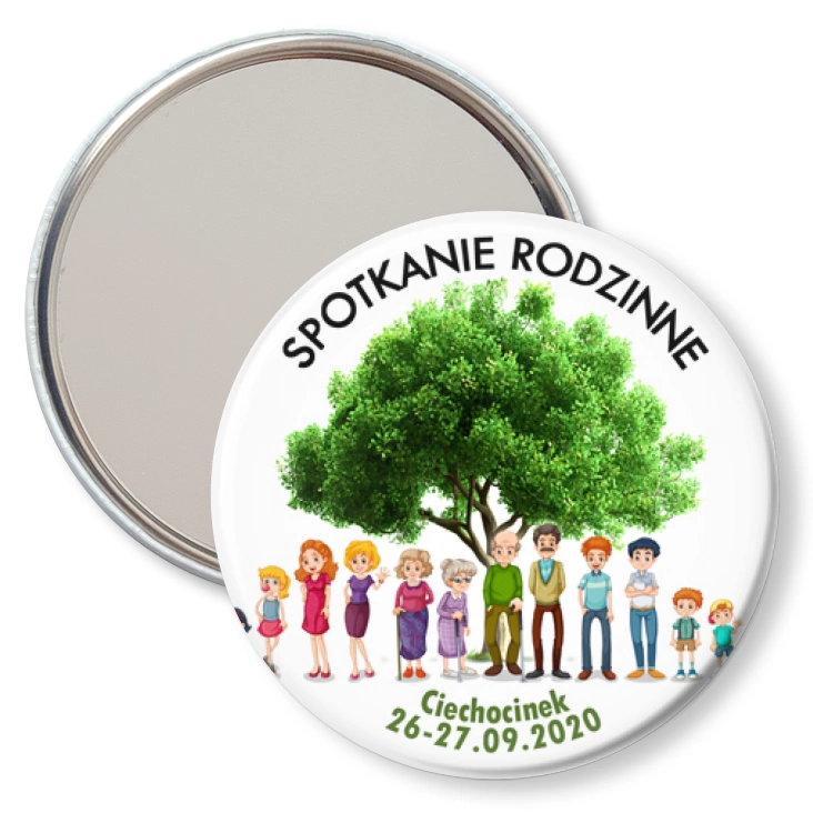 przypinka lusterko Zjazd rodzinny